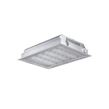 Nouzové baterie 160w zapuštěné Led Canopy světla pro čerpací stanice