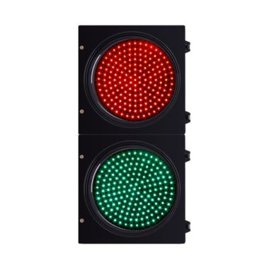 Červené a zelené koule LED semafor